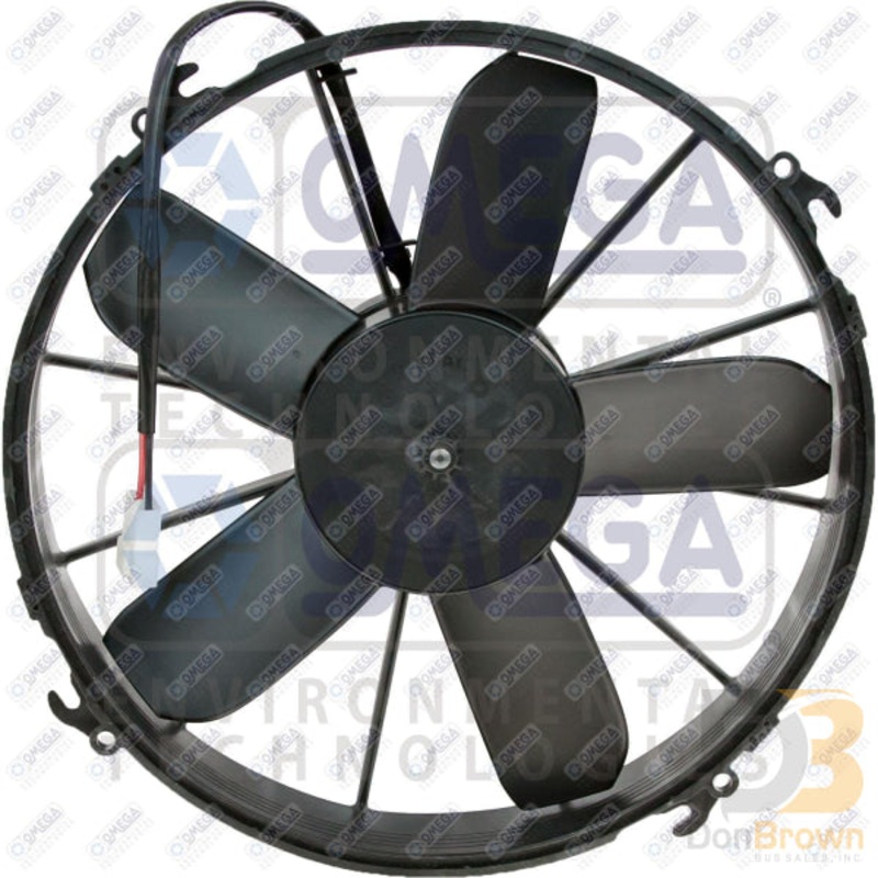 FAN ASSEMBLY 12in STRAIGHT BLADE PUSHER 24V WATERPROOF 25-11139-24