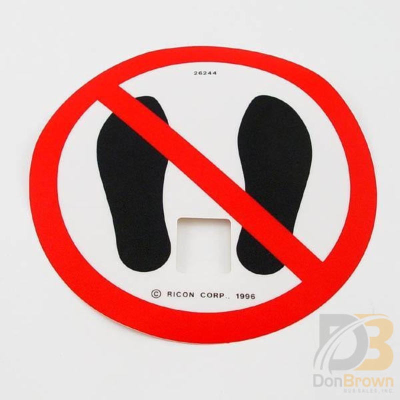 DECAL,NO STEP,LEXAN,SERIES RI26244