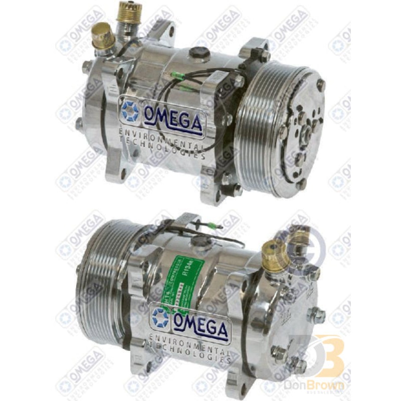 COMPRESSOR SD5H14 6669 VOR 119mm PV7 12V EAR CHROME 20-10075-C