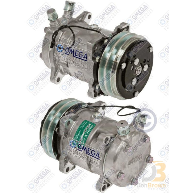 COMPRESSOR SD5S14 12V 2A GRV 132mm FL HEAD VOR 20-06626
