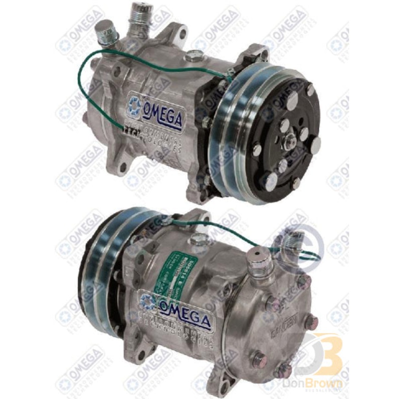 COMPRESSOR SD5S14 24V 2A GRV 132mm FL HEAD VOR 20-16627