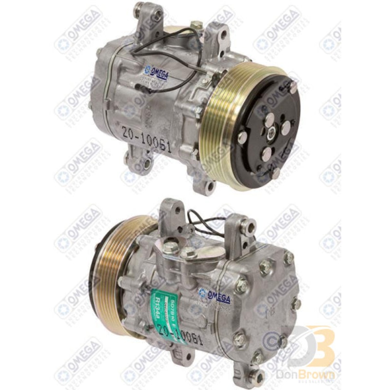 COMPRESSOR SD7B10 PAD R134A 112mm PV6 12V SPC EAR 20-10061