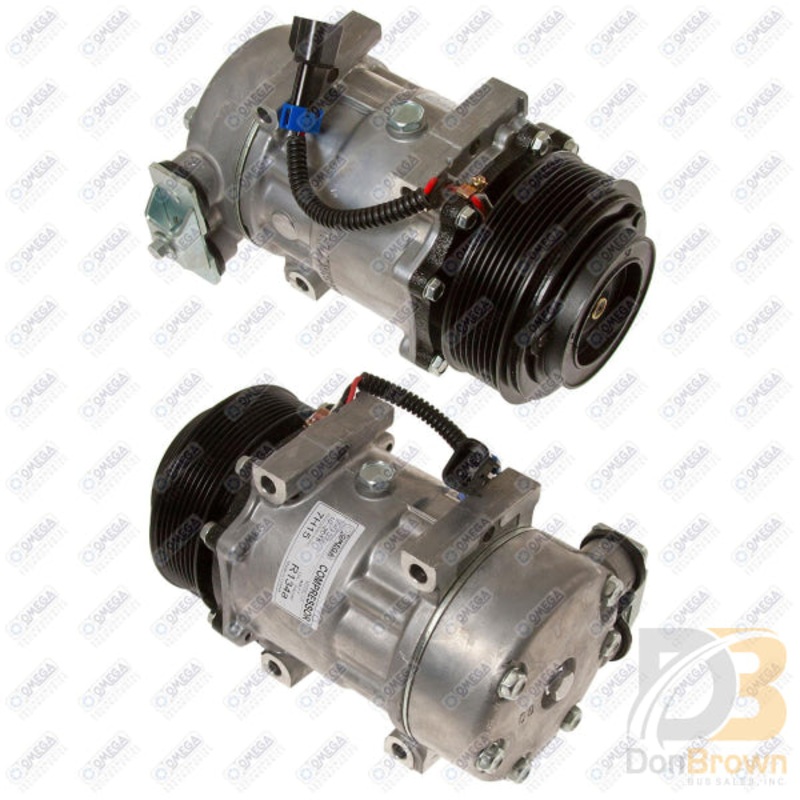 COMPRESSOR SD7H15SHD DIRECT MT 119mm PV8 12V 90DEG PAD 20-04077-AM