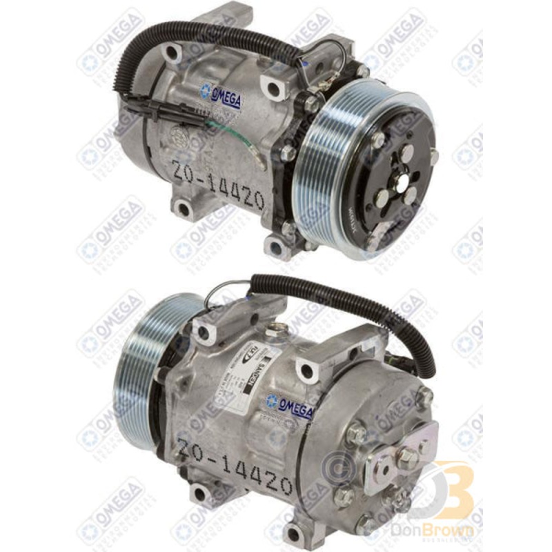 COMPRESSOR FLX7 4420 PAG DIR MT 119mm PV8 12V GV 20-14420