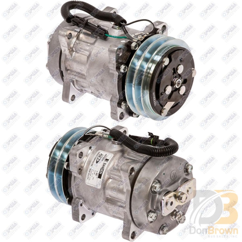 COMPRESSOR FLX7 4860 W/PAG OIL EAR MT 125mm 2A 12V 20-14860