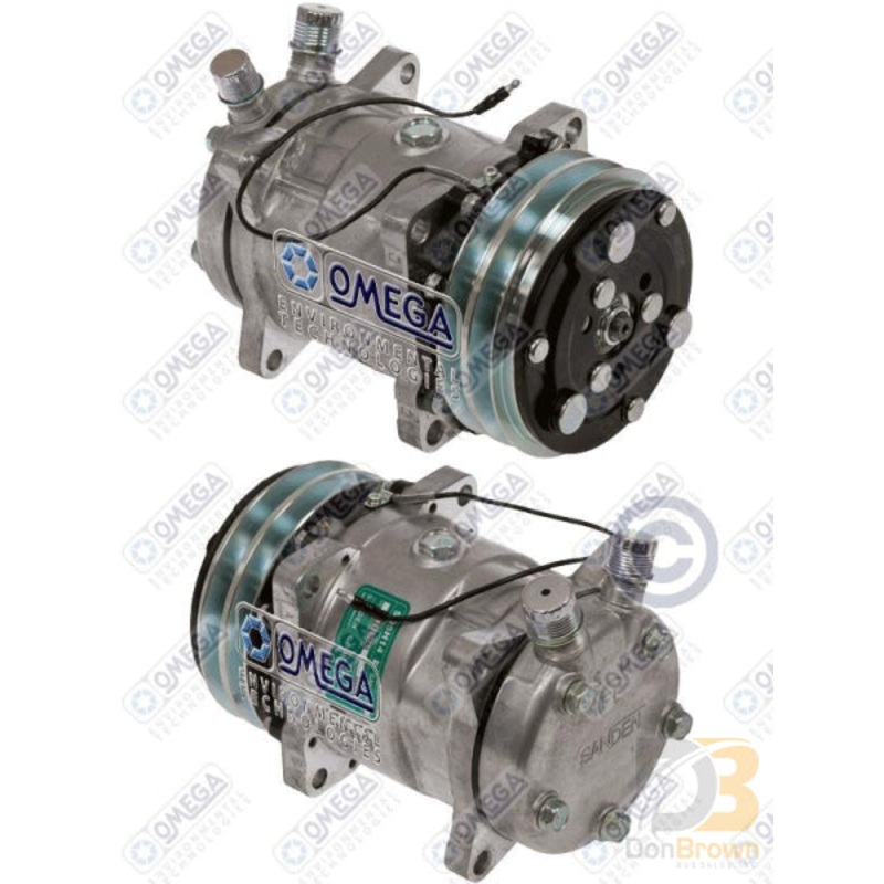 COMPRESSOR SD5H14 6664 VOR 132mm 2A 12V FL HEAD 20-10186