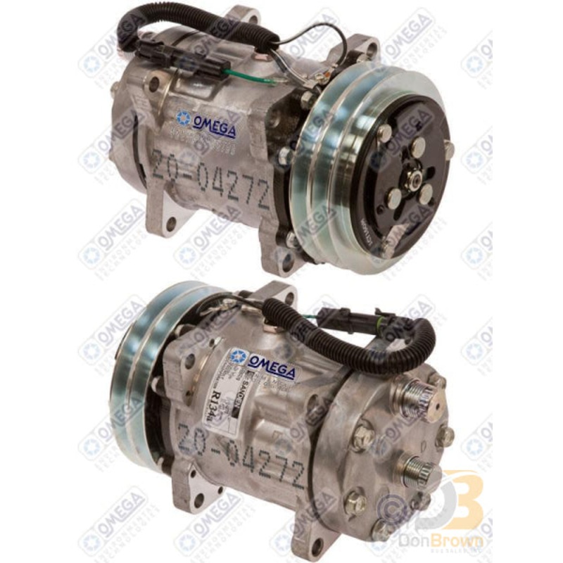 COMPRESSOR SD7H15 4272 HOR 132mm 2A 12V EAR 20-04272