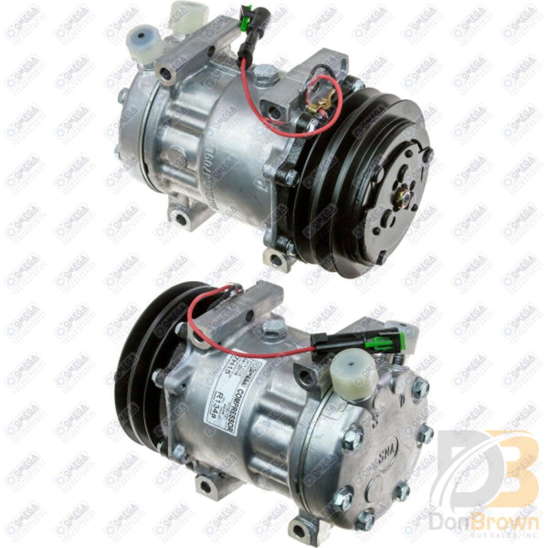 COMPRESSOR SD7H15HD 4626 VOR 132mm 2A 12V DIR R134A 20-10077-AM