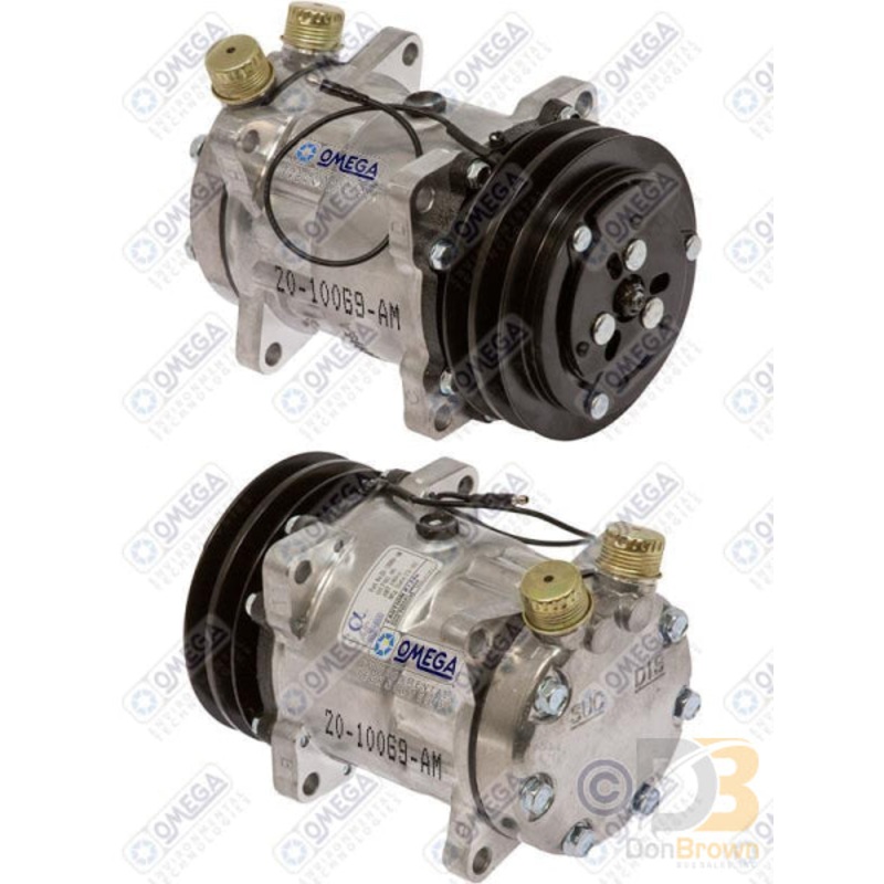 COMPRESSOR SD7H15HD 4643 VTO 132mm 2A 12V EAR 20-10069-AM