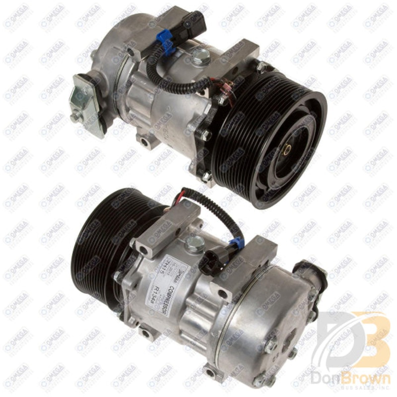 COMPRESSOR SD7H15SHD DIRECT MT 126mm PV12 12V 90DEG PAD 20-04078-AM