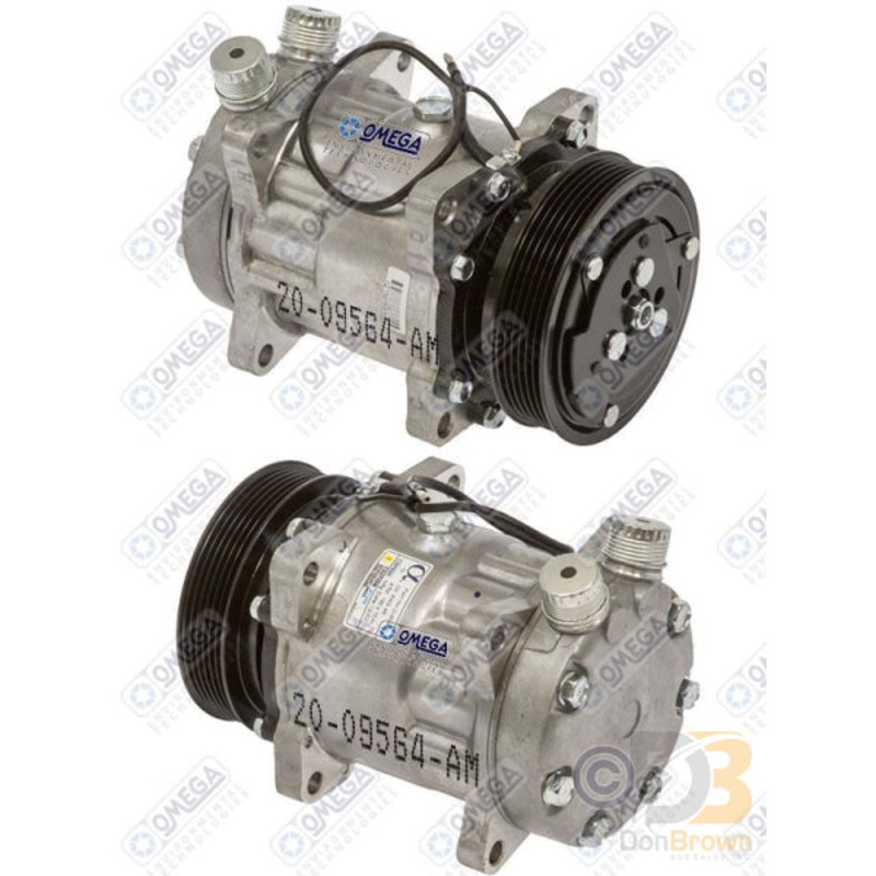COMPRESSOR SD508 9564 PV6 119mm EAR CE CYL HEAD 20-09564-AM