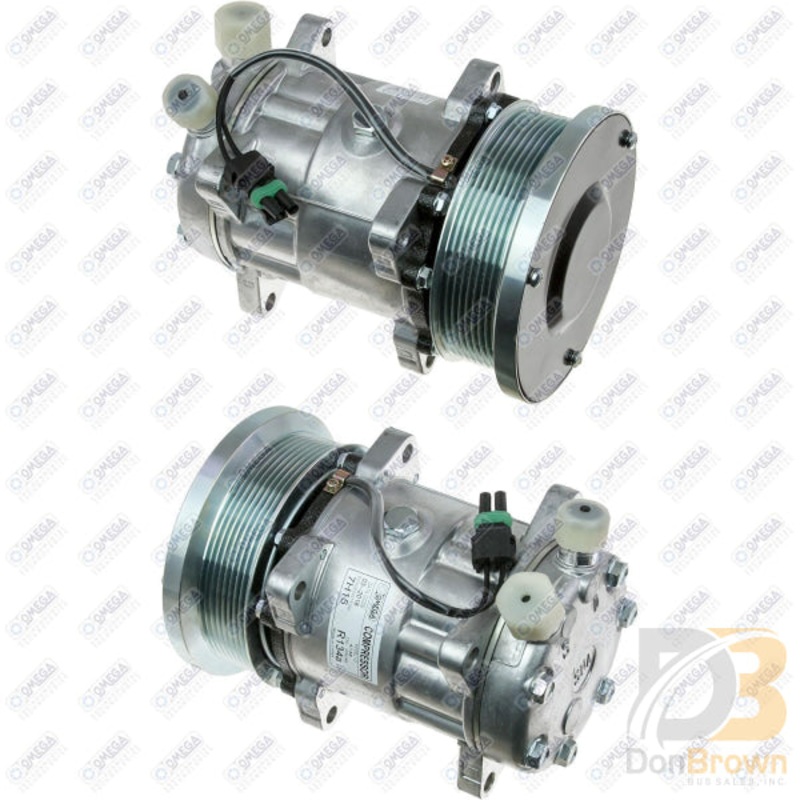 COMPRESSOR SD7H15 4738 PV8 12V 133mm JD HEAD 20-04738-AM