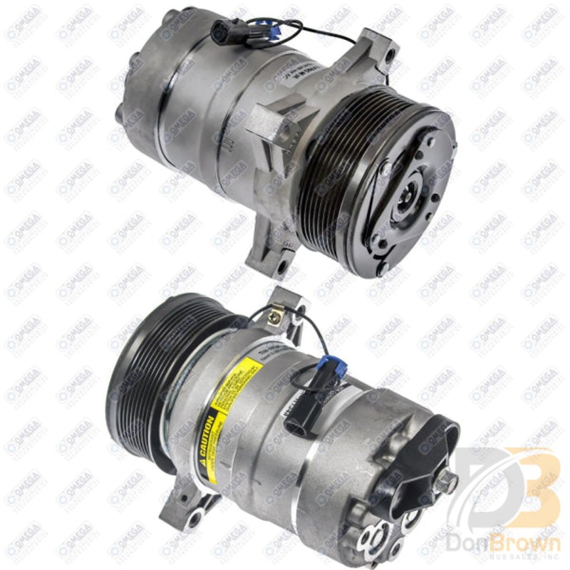 COMPRESSOR HR6 PV8 122mm 12V JOHN DEERE 20-11058