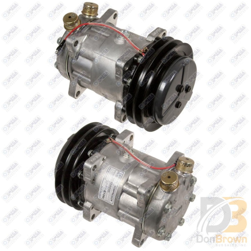 COMPRESSOR SD7H15 152mm 12V 2A GRV VTO CB HEAD EAR MOUNT 20-07975-AM