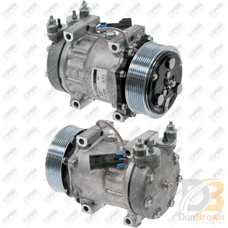 COMPRESSOR SD7H15 4418 119mm PV8 119mm V-PAD 12V 20-04418
