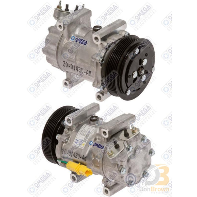COMPRESSOR 6V12 PV6 119mm 12V 20-01430-AM