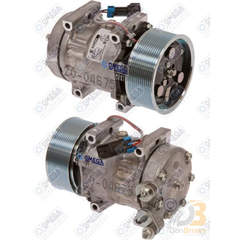 COMPRESSOR SD7H15 4675 PV12 126mm 12V VERT PAD 90DEG 20-04675