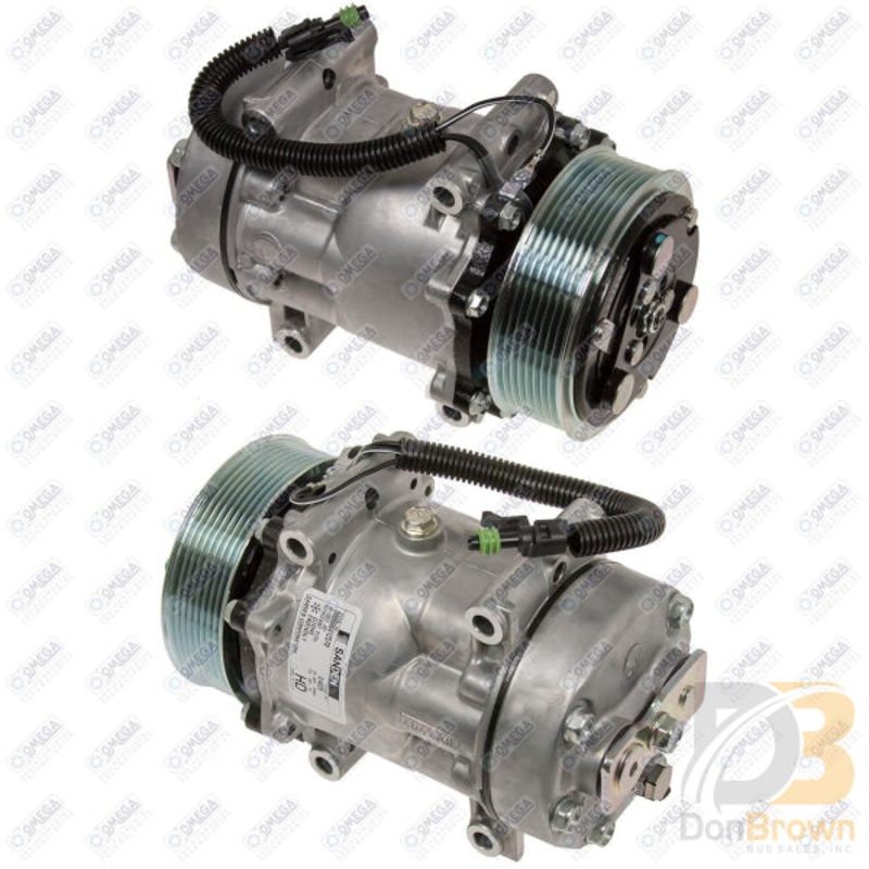 COMPRESSOR SD7H15 PV8 GV HEAD 119MM 12V 20-04028
