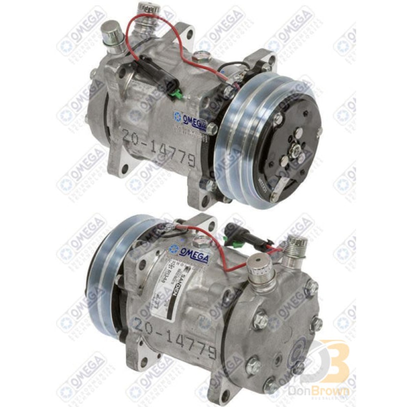 COMPRESSOR SD7H15 VOR 125mm 2A 12V HD SPLINE 20-14779
