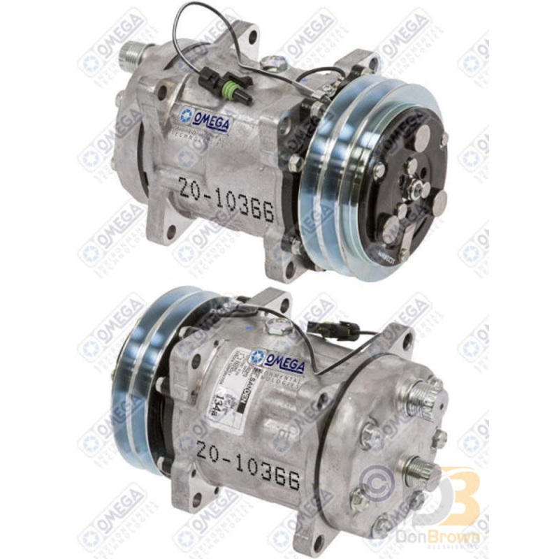 COMPRESSOR SD7H15HD HOR 132mm 2A 12V EAR 20-10366