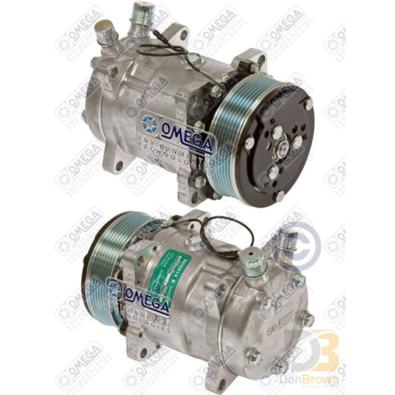 COMPRESSOR SD5H14 6669 VOR 119mm PV7 12V EAR FL HEAD 20-10075