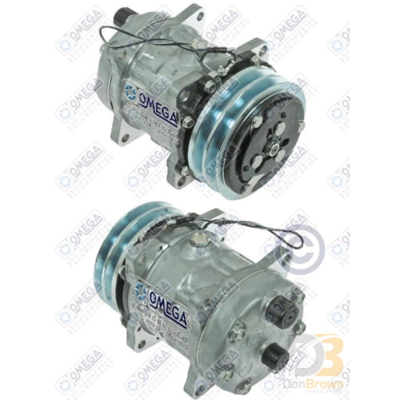 COMPRESSOR SD7H13 2A 12V 125mm HOR KG HEAD 20-07301