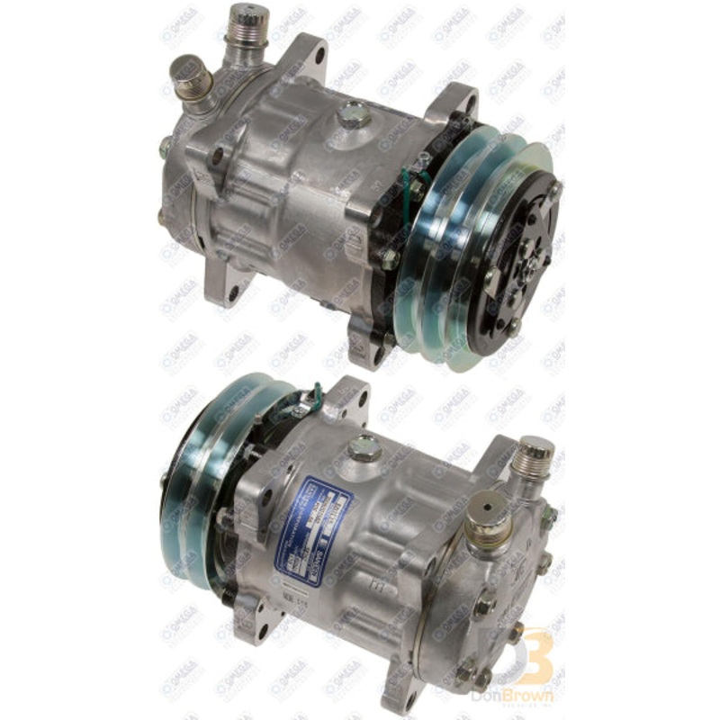 COMPRESSOR SD7L15 8252 2A GRV 24V 132mm VOR JE HEAD R404 20-08252