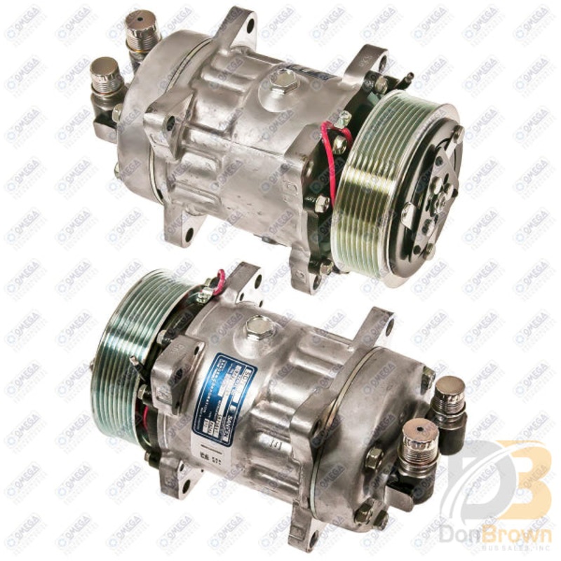 COMPRESSOR SD7L15 8256HT PV8 119mm 12V VOR GV HEAD R404 20-08256-VT