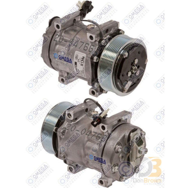 COMPRESSOR SD7H15 4766 119mm PV8 12V DIR MT H-PAD 20-04766