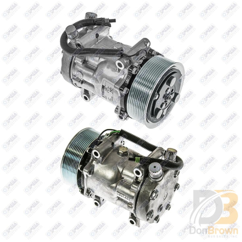 COMPRESSOR SD7H15 PV10 24V 125mm VOR DIR W/PACKARD TERM 20-04156