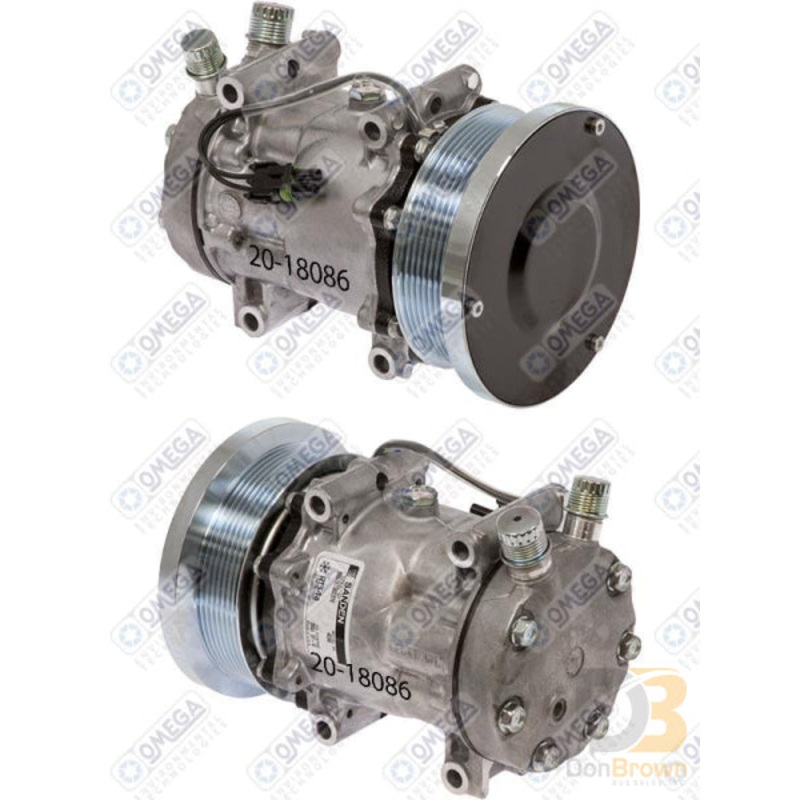 COMPRESSOR SD7H15 PV8 12V 133mm DIRECT MOUNT 20-18086