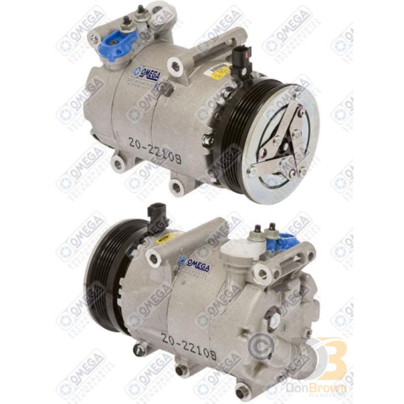 COMPRESSOR VS16 PV5 109mm 12V 20-22109