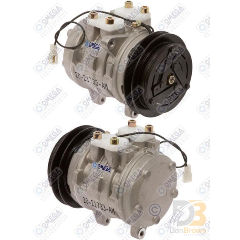COMPRESSOR 10PO8E 1GR 121mm 12V KUBOTA L4610 20-21733-AM