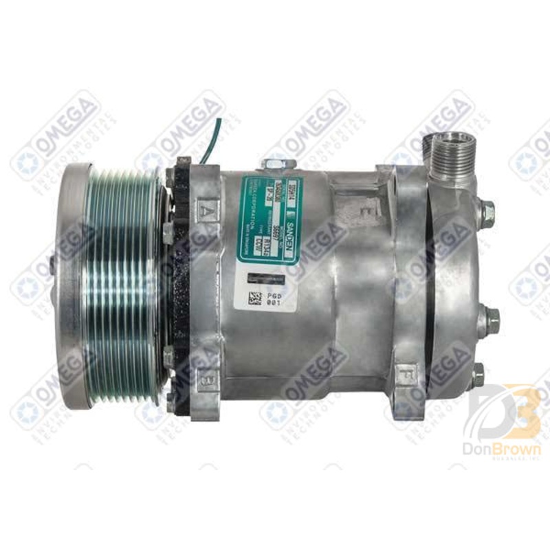 COMPRESSOR SD5H14 6697 PV8 119mm 24V VOR EAR MOUNT 20-06697