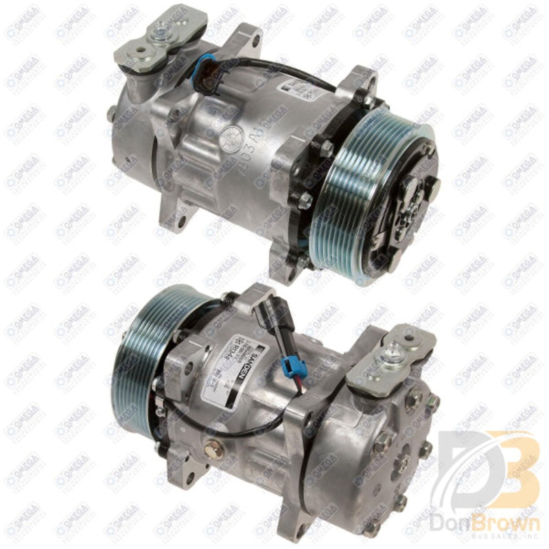 COMPRESSOR SD7H15 119mm PV8 EAR MT GQ HEAD 12V 2 WIRE 20-04705