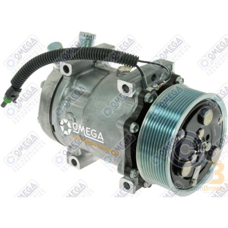 COMPRESSOR SD7H15 PV10  119mm 12V JV HEAD DIR MNT 20-04405