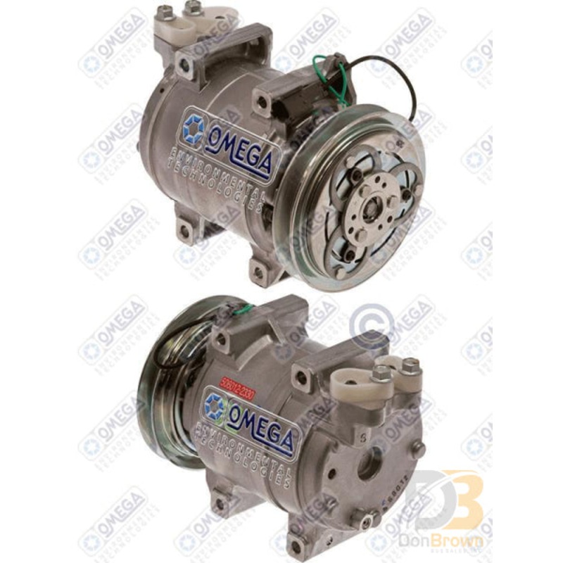 COMPRESSOR DKS15D 1GRV 24V 137mm TOP PAD FTGS 20-11319