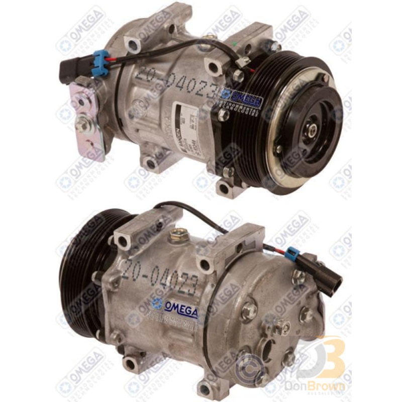 COMPRESSOR SD7H15SHD 4023 PV6 125mm 12V VERT PAD 90DEG 20-04023