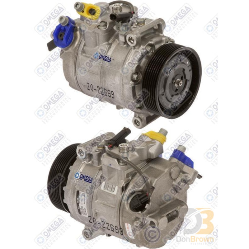 COMPRESSOR 7SEU17C PV7 12V 110mm 20-22699