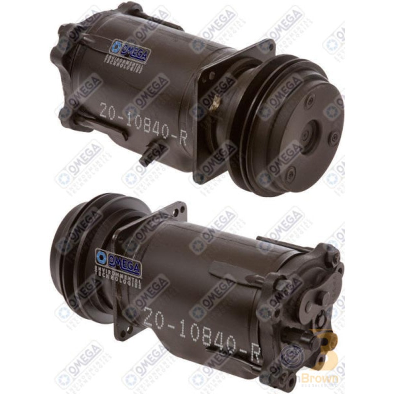 COMPRESSOR A6 1GR 5.625in 12V 10:00 STD W/SH SW REMFG 20-10840-R