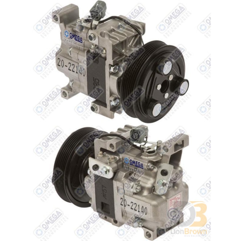COMPRESSOR PANASONIC PV6 129mm 12V 20-22140