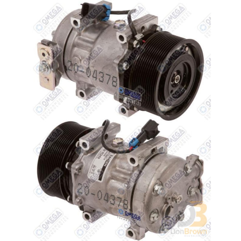 COMPRESSOR SD7H15SHD 4378 PV12 126mm 12V VERT PAD 90DEG 20-04378