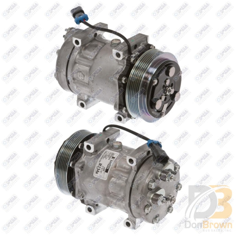 COMPRESSOR SD7H15SHD PV6 12V 125mm TANG GWA 2WIRE 20-04815