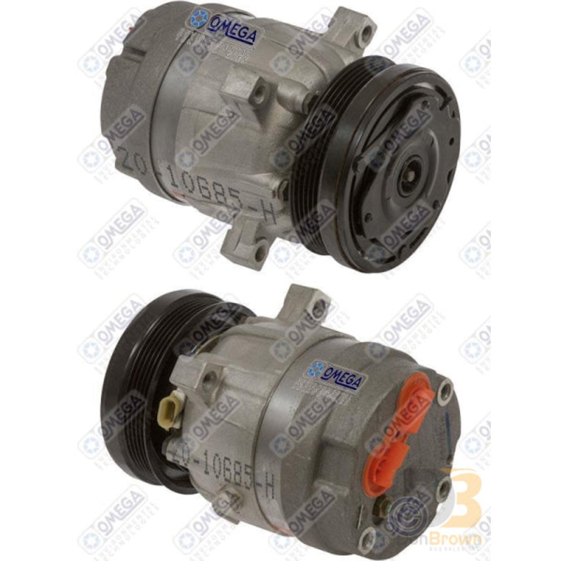 COMPRESSOR V5 4.96in PV5 12V 3EAR W/ 5/8 SUCTION PORT 20-10685-H
