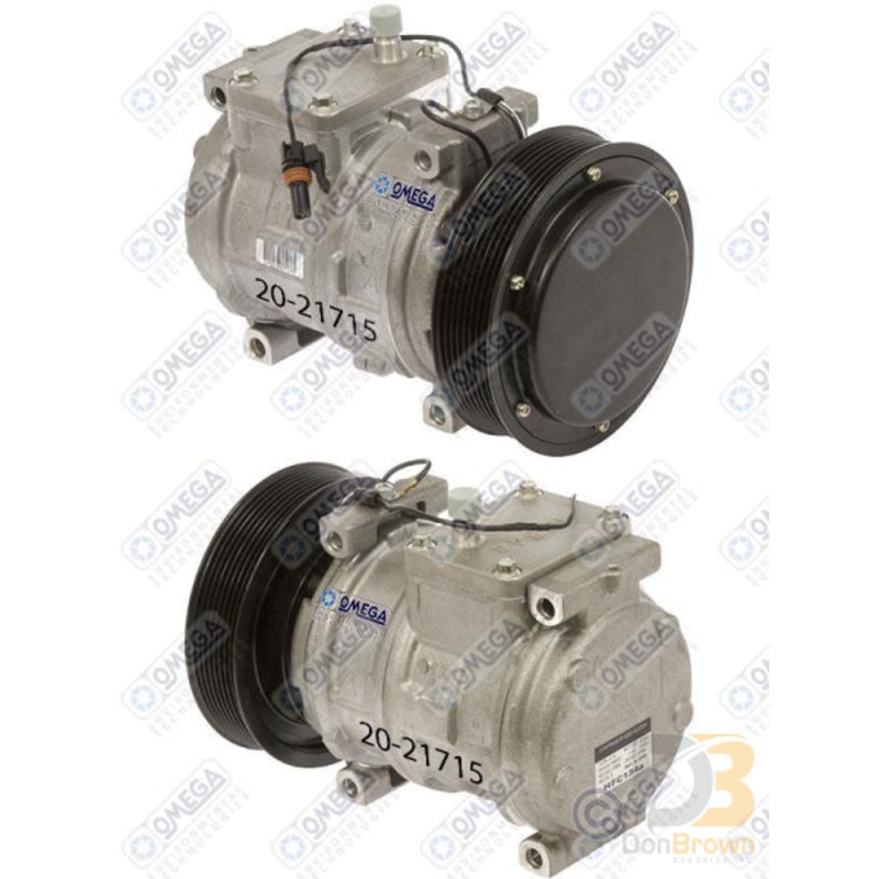 COMPRESSOR 10PA17C PV8 145mm 12V JOHN DEERE 20-21715