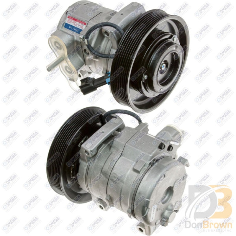 COMPRESSOR 10S15C PV8 163.5mm 12V 20-22496