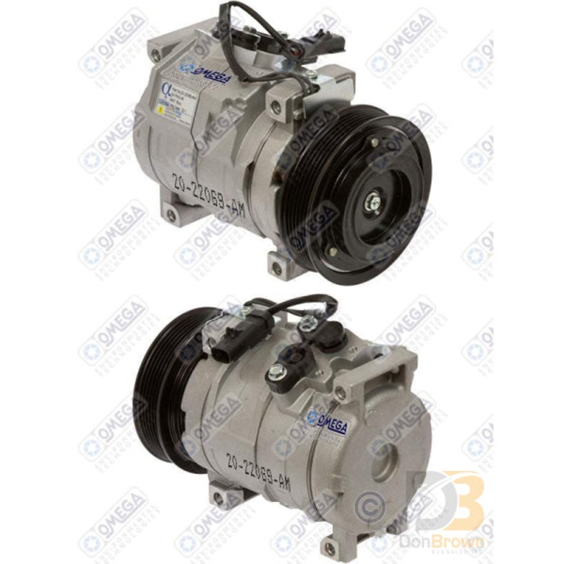 COMPRESSOR 10S17C PV6 119mm 20-22069-AM