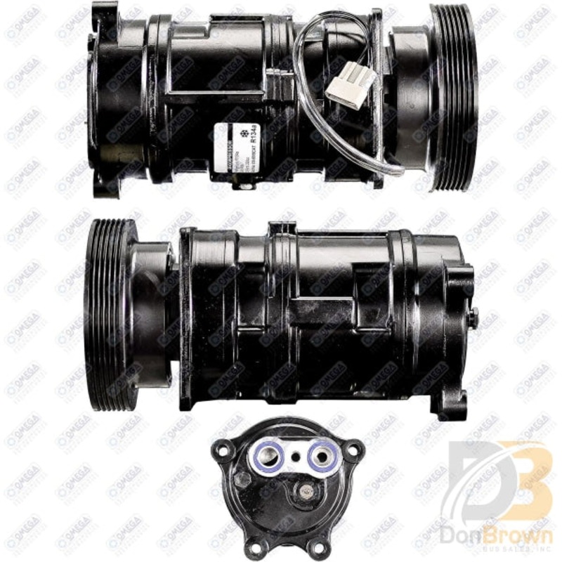 COMPRESSOR S6 PV6 12V 5.5in W/HIGH PRESSURE SWITCH R134 20-11595-AM