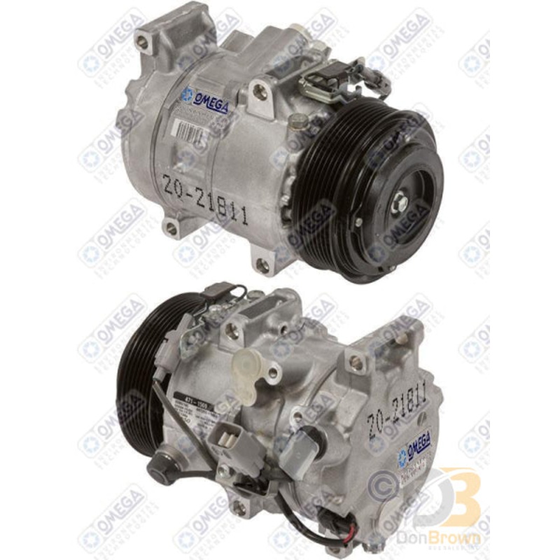 COMPRESSOR 6SBU16C PV7 115mm 12V 20-21811