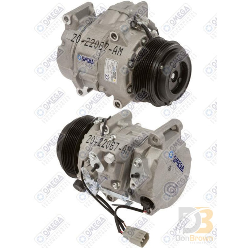 COMPRESSOR 7SBH17C PV7 110mm 12V 20-22067-AM
